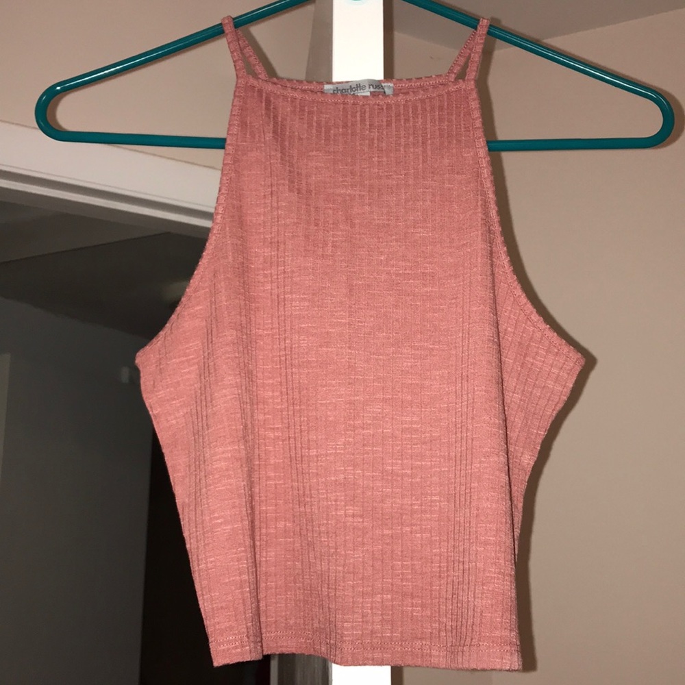 Dusty Red Crop Top